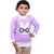 Kid Kupboard Cotton Girls Sweatshirt, Purple, Full-Sleeves, 5-6 Years KIDS6571