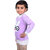 Kid Kupboard Cotton Girls Sweatshirt, Purple, Full-Sleeves, 5-6 Years KIDS6571