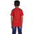 Kid Kupboard Cotton Boys T-Shirt, Red, Half-Sleeves, 7-8 Years KIDS6566