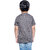 Kid Kupboard Cotton Boys T-Shirt, Dark Grey, Half-Sleeves, 6-7 Years KIDS6567