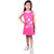 Kid Kupboard Cotton Girls A-Line Frock, Pink, Sleeveless, 6-7 Years KIDS6569