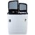 Godrej 8 Kg 5 Star Semi-Automatic Top Loading Washing Machine (WSEDGE ULT 80 5.0 DB2M CSBK, Crystal Black, Tri-Roto Scru