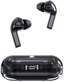 Digimate Earbuds With Charging Case 6 Hours Play Time Bluetooth Version 5.3 With MIC (DG-EP02, Black)
