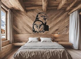 BLIND SHOP Bald Eagle Metal Decor, Large Metal Eagle Wall Art, Metal Eagle Sign, American Eagle Wall Decor, Living Room