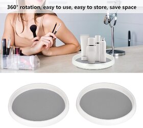 Cabinet Turntable Organizer, Antislip Rotatable Storage Tray 360 Rotation for Refrigerator for Kitchen(1 Piece )