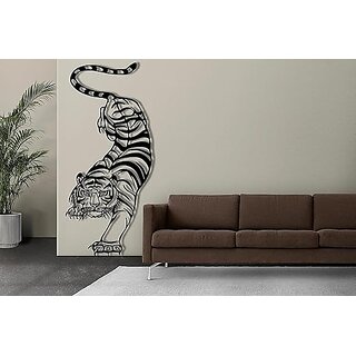 BLIND SHOP Tiger Metal Decor, Metal Wall Art, Year of the Tiger, Wildlife Wall Art,Above Bed Decor,Tiger Metal Wall Art,