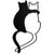 BLIND SHOP Home Cat Metal Wall Decor Iron Cat Wall Art Cute Cats Wall Decor Signs for Living Room Bedroom Kitchen Office