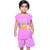 Kid Kupboard Cotton Girls T-Shirt and Short Set, Pink, Half-Sleeves, 5-6 Years KIDS6574