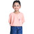 Kid Kupboard Cotton Girls T-Shirt, Pink, Half-Sleeves, 5-6 Years KIDS6580