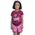 Kid Kupboard Cotton Girls T-Shirt and Short Set, Multicolor, Half-Sleeves, 7-8 Years KIDS6584