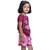 Kid Kupboard Cotton Girls T-Shirt and Short Set, Multicolor, Half-Sleeves, 7-8 Years KIDS6584