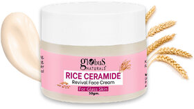 Globus Natural Rice Ceramide Revival Face Cream For Korean Glass Skin 50 gm