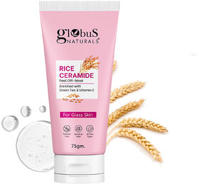 Globus Natural Rice Ceramide Peel Off Mask For Korean Glass Skin 75gm