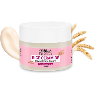 Globus Natural Rice Ceramide Revival Face Cream For Korean Glass Skin 50 gm