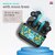 EKKO Earbeat T08 AlterEgo : Mic, ENC Call Noise Cancellation, 40H Playtime, 10MM Driver, Twin Connect, Massive Bass, Water Resistance, Siri & Google(Teal)