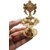 Brass Jyot / Jot Batti Diya Stand With Shankh Chakra Design Diya For Puja, Deep, Deepak, Diwali Festival Decoration