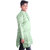 Kid Kupboard Cotton Boys Kurta and Pyjama Set, Green and White, Full-Sleeves, 11-12 Years KIDS6593