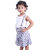 Kid Kupboard Cotton Baby Girls Top and Skirt Set, Multicolor, Sleeveless, 4-5 Years KIDS6594