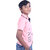 Kid Kupboard Cotton Boys T-Shirt, Light Pink, Half-Sleeves, 7-8 Years KIDS6600