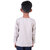 Kid Kupboard Cotton Boys T-Shirt, Light Grey, Full-Sleeves, 7-8 Years KIDS6601