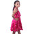 Kid Kupboard Cotton Girls A-Line Dress, Pink, Sleeveless, 8-9 Years KIDS6609