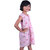 Kid Kupboard Cotton Girls A-Line Frock, Light Pink, Sleeveless, 7-8 Years KIDS6610