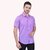 PrintCultr Men's Half Sleeve Cotton Spread Collar Shirt  (Purple)