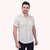 PrintCultr Men's Half Sleeve Cotton Spread Collar Shirt  (Beige)