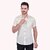 PrintCultr Men's Half Sleeve Cotton Spread Collar Shirt  (Beige)