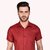 PrintCultr Men's Half Sleeve Cotton Spread Collar Shirt  (Red)