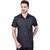 PrintCultr Men's Regular Fit Solid Black Casual Shirt - Stylish and Comfortable Everyday Wear