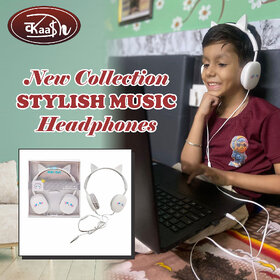 Kassh Bazaar Cute Rabbit Wired Earphone,Headphones for Kids Gifts Headphone for Smartphone,Gaming Headphone-Bunny