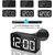 Digital Alarm Clock, Alarm Clock for Bedroom Digit Display Clock, Snooze Function, 6 Brightness Dimmer, USB Charged,Mode