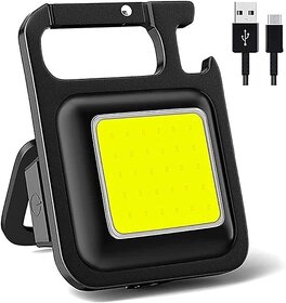 The Black Kite Keychain Torch  Keychain Led Torch  Rechargeable Torch Light  Multi-Purpose With Magnet  Led Torch Keychain (Cob)  (Multi-Function Keychain)