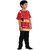 Kaku Fancy Dresses Printed Round Neck Fireman T-Shirt For Kids  Our Helper Fireman Costume T-shirt for Kids