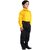 Kaku Fancy Dresses Dance Costume Shinning Yellow Shirt For Kids  Sequin Work School Annual Funtion Shirt For Boys