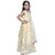 Kid Kupboard Cotton Girls Lehanga, Choli and Dupatta Set, Yellow, Sleeveless, 7-8 Years KIDS6641