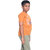 Kid Kupboard Cotton Boys T-Shirt, Orange, Half-Sleeves, 8-9 Years KIDS6645