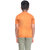 Kid Kupboard Cotton Boys T-Shirt, Orange, Half-Sleeves, 8-9 Years KIDS6645