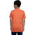 Kid Kupboard Cotton Boys T-Shirt, Orange, Half-Sleeves, 9-10 Years KIDS6646