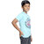 Kid Kupboard Cotton Boys T-Shirt, Blue, Half-Sleeves, 8-9 Years KIDS6647