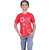 Kid Kupboard Cotton Boys T-Shirt, Red, Half-Sleeves, 9-10 Years KIDS6649