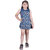 Kid Kupboard Cotton Girls A-Line Frock, Blue, Sleeveless, 7-8 Years KIDS6673