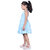 Kid Kupboard Cotton Girls A-Line Frock, Blue, Sleeveless, 6-7 Years KIDS6674