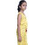 Kid Kupboard Cotton Girls Jumpsuit, Yellow, Sleeveless, 8-9 Years KIDS6676