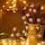 Minha  Snowflake Serial String Lights for Decoration - 14 LED Snow Flake Fairy Lights Waterproof Indoor Outdoor for Home
