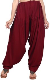 Patiala salwar waist 28-36(Maroon)