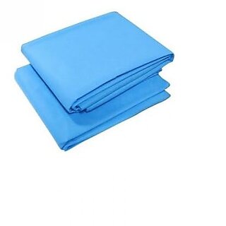 FAIRBIZPS Disposable Non-Woven Bed Sheet for Hospital, Hotel, Spa and Beauty Parlor (Blue, 31 x 70 Inch/80 x 180 cm) (P