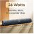 Mivi Fort Q26 Soundbar with 26W Bluetooth Soundbar 2.0 Channel with 2 in-Built Full-Range Speakers Multiple Input Modes 6H Playtime 2500mAh Made in India soundbar for TV