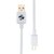 Zebronics ZEB-UMS120 USB to Micro USB Cable with 2.4A efficient Charging, 1 Meter Long Durable Design, Smartphone Compatible and Data Transfer Feature. (White)